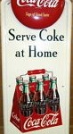 Serve Coke At Home Sign 