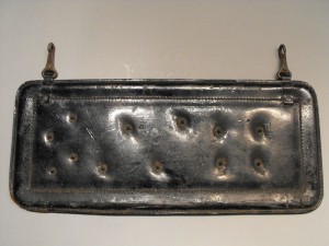 1907 Leather License Plate Automobile Model T