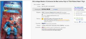 2. Top Action Figure Sold for $14,100. on eBay