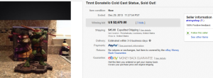 5. Top Action Figure Sold for $2,670. on eBay