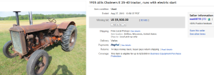 1. Top Tractors Sold for $5,500. on eBay