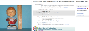 2. Top Bobble Head Sold for $1,513.88. on eBay