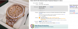 Oyster Men's Rolex Sold on eBay