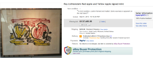 5. Top Art Sold for $7,600. on eBay