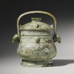 The Zuo Ce Huan You an Important Bronze Wine Vessel Early Western Zhou Dynasty, 10th Century BC Sells for $ 3,077,000