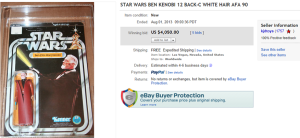 Star Wars Ben Kenobi Sold on eBay