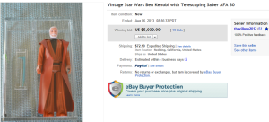 Star Wars Ben Kenobi Sold on eBay