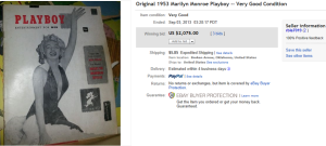 1. Top Magazine Sold for $2,075. on eBay