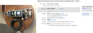 1. Top Gas Pump Sold for $4,150. on eBay
