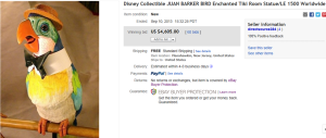 1. Top Disney Sold for $4,605. on eBay