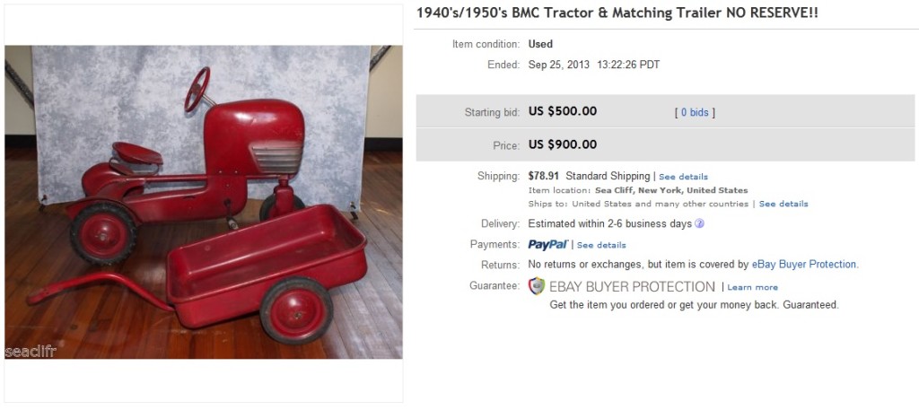 1940-1950 BMC Tractor And Trailer