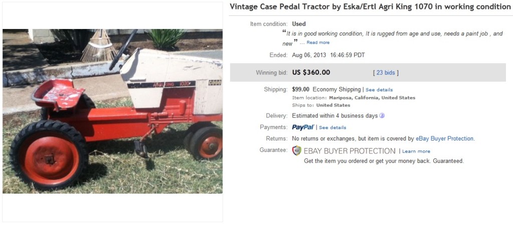 1970 Case Pedal Tractor
