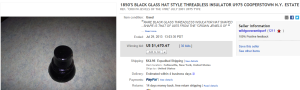 2. Top Insulator Sold for $1,670.67. on eBay