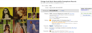 2. Top Music Sold for $3,000. on eBay