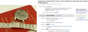 2. Top Rolex Sold for $22,000. on eBay