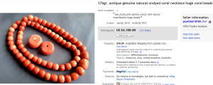4. Top Jewelry Sold for $4,100. on eBay