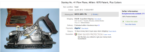 4. Top Tool Sold for $1,801.76. on eBay