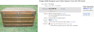 5. Top Furniture Sold for $7,800. on eBay