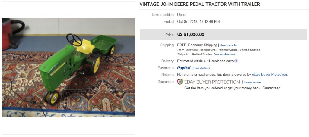 Pedal Tractor With Trailer