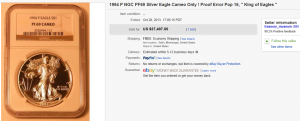 1. Most Expensive Error (Worth $) Sold for $37,407. on eBay