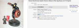 2. Most Expensive Figurine Sold for $9,689. on eBay