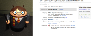 3. Top Action Figure Sold for $5,500. on eBay