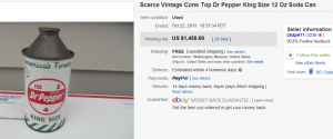 3. Top Can Sold for $1,450. on eBay
