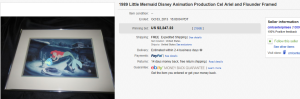 4. Most Expensive Disney Sold for $2,247.22. on eBay