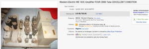 4. Most Expensive Electronic Sold for $9,720. on eBay