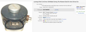5. Most Expensive Electronic Sold for $7,865.50. on eBay