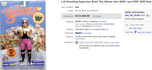 5. Top Action Figure Sold for $3,000. on eBay