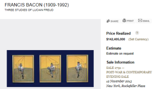  Three Studies Of Lucian Freud, Francis Bacon (1909-1992) 