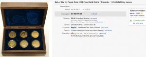 1. Most Expensive Pepsi Sold for $2,950. on eBay