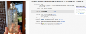 3. Most Expensive Pepsi Sold for $1,299.99. on eBay