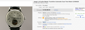 3. Top Watch Sold for $26,988. on eBay