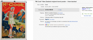 3. Top Poster Sold for $2,199. on eBay