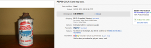 4. Most Expensive Pepsi Sold for $948.44. on eBay