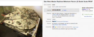 4. Top Star War Sold for $3,300. on eBay