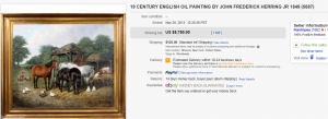 2. Top Art (Painting) Sold for $5,750. on eBay