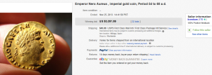 2. Top Ancient Coin Sold for $3,051.99. on eBay