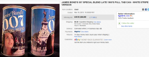 3. Top Can Sold for $1,524. on eBay