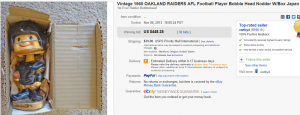 4. Top Bobble Head Sold for $448.25. on eBay