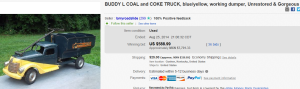 Buddy L Coal and Coke Truck