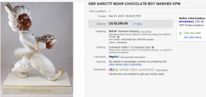 5. Top Figurine Sold for $2,000. on eBay