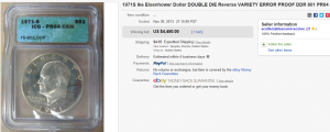 1. Top Error (Worth $) Sold for $4,450. on eBay