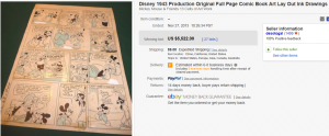 1. Top Disney Sold for $5,522. on eBay