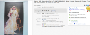 4. Top Disney Sold for $1,425. on eBay