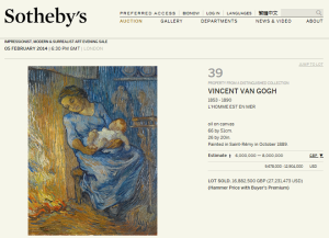  L'homme Est En Mer by Vincent Van Gogh