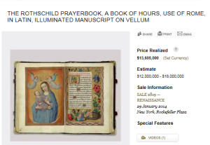 The Rothschild Prayerbook, a Book of Hours, Use of Rome, in Latin, Illuminated Manuscript on Vellum 