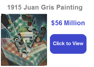 1915 Juan Gris Painting $56 Million